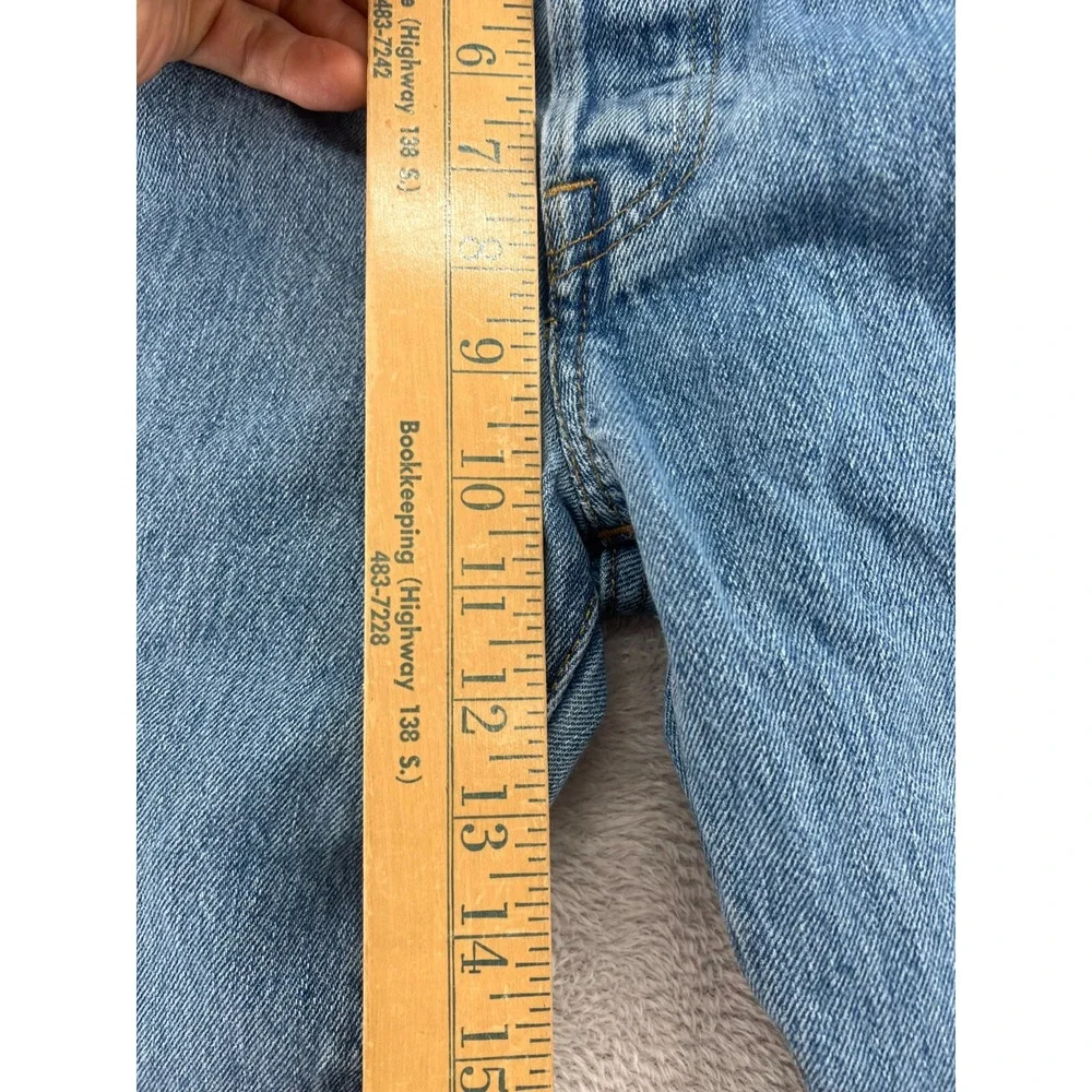 Levis 501 Original Fit Jeans Mens 32x30 Medium Wash Blue Button Fly Straight Leg